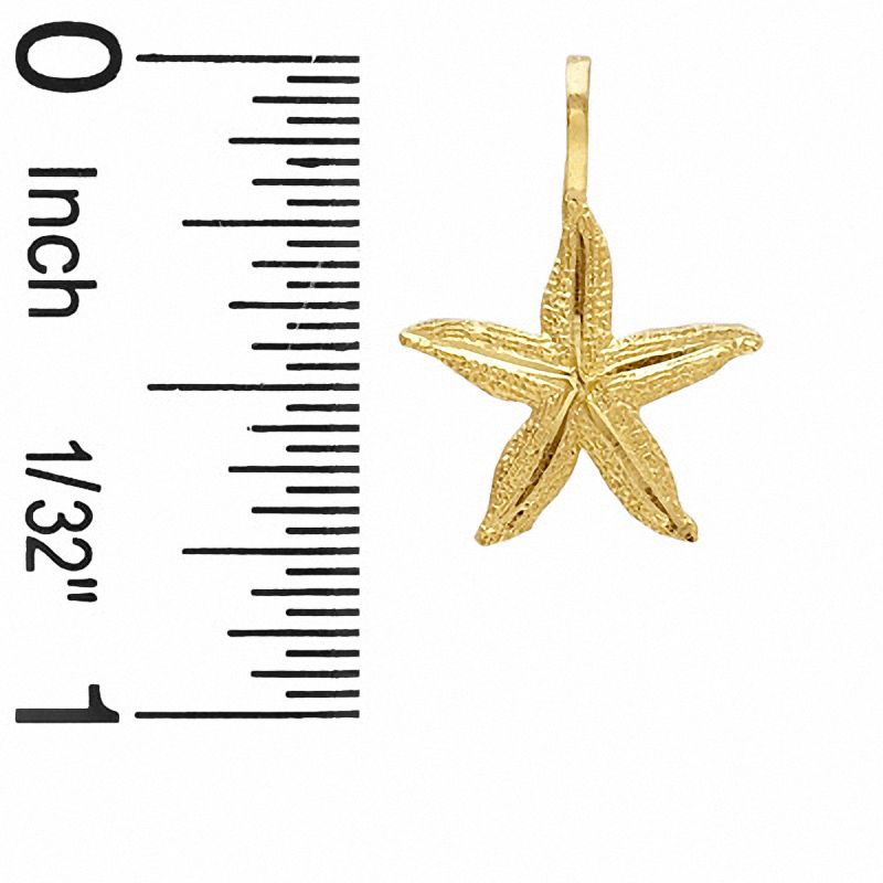Starfish Charm in 10K Gold
