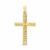 Thumbnail Image 1 of Diamond-Cut Cross Charm in 10K Gold
