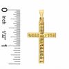 Thumbnail Image 2 of Diamond-Cut Cross Charm in 10K Gold