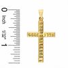 Thumbnail Image 1 of Diamond-Cut Cross Charm in 10K Gold