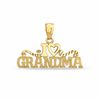 Thumbnail Image 1 of I Heart GRANDMA Diamond-Cut Charm in 10K Gold