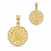 Reversible Communion and Cross Charm in 14K Two-Tone Gold