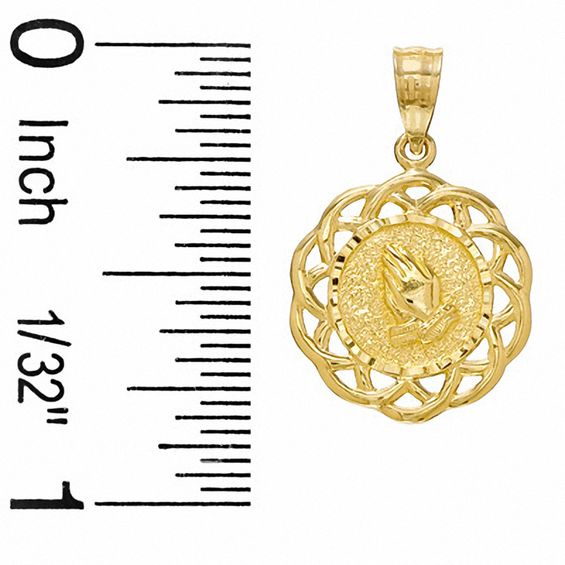 Reversible Communion and Cross Charm in 14K Two-Tone Gold