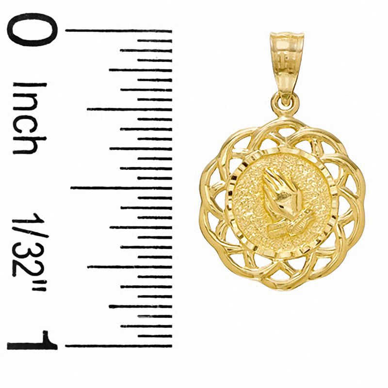 Reversible Communion and Cross Charm in 14K Two-Tone Gold