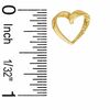 Small Puffed Heart Charm in 10K Gold