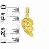 Thumbnail Image 1 of Breakable Big Sister/Little Sister Hearts Charm in 10K Gold