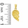 Thumbnail Image 2 of Breakable Big Sister/Little Sister Hearts Charm in 10K Gold