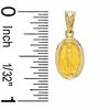 Thumbnail Image 1 of Small Oval Miraculous Medallion Charm in 14K Gold