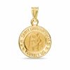 Thumbnail Image 1 of Small Round St. Christopher Medallion in 10K Gold