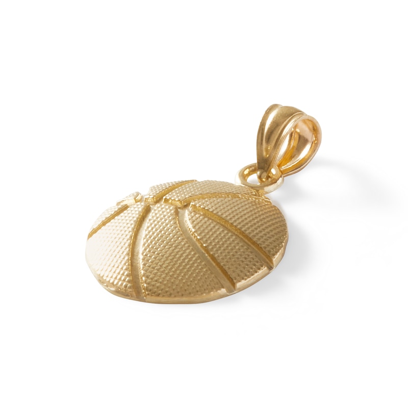 Basketball Charm in 10K Gold
