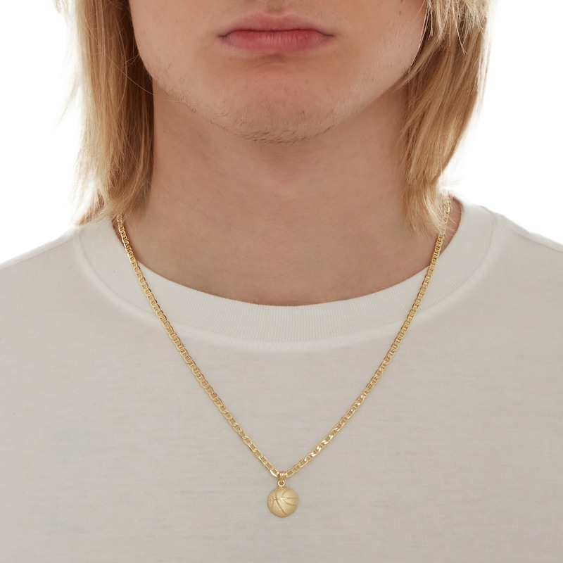 Main Image 4 of Basketball Charm in 10K Gold