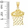Basketball Hoop Charm in 10K Gold | Banter