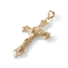 Filigree Crucifix Charm in 10K Gold
