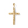 Thumbnail Image 0 of 10K Gold Diamond-Cut Crucifix Charm