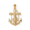 Thumbnail Image 0 of Diamond-Cut Mariners Cross Charm in 10K Gold