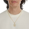 Thumbnail Image 4 of Diamond-Cut Mariners Cross Charm in 10K Gold