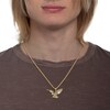 Thumbnail Image 4 of Diamond-Cut Landing Eagle Charm in Solid 10K Gold