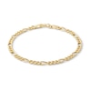 Made in Italy Child's 080 Gauge Figaro 3+1 Chain Bracelet in 10K Hollow Gold - 6"