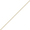 10K Gold 035G Hollow Singapore Chain Anklet - 11"