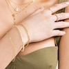 Thumbnail Image 3 of 10K Solid Gold Mirror Heart Bracelet - 7"