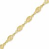 10K Gold Filigree Chain Anklet - 9.5"