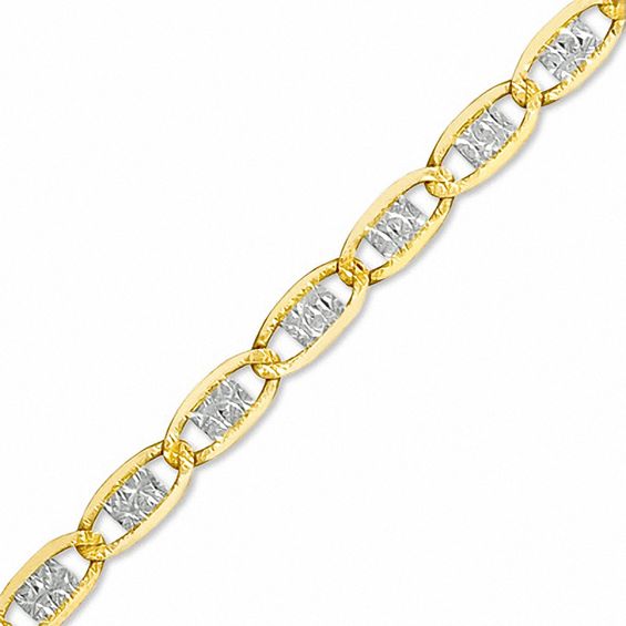 2.1mm Fashion Chain Bracelet in 10K Two-Tone Gold