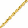 018 Gauge Light Dual Glitter Rope Bracelet in 10K Gold