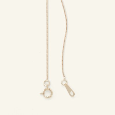 14K Solid Gold Box Chain