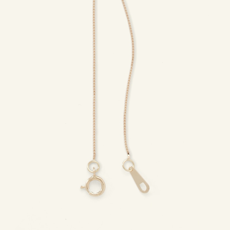 Main Image 2 of 14K Solid Gold Box Chain - 16"
