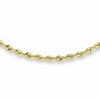 Thumbnail Image 1 of 14K Gold 3.0mm Glitter Rope Chain Necklace - 20"
