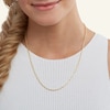 Thumbnail Image 3 of 14K Hollow Gold Diamond-Cut Glitter Rope Chain - 20"