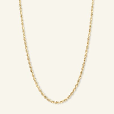 14K Hollow Gold Rope Chain