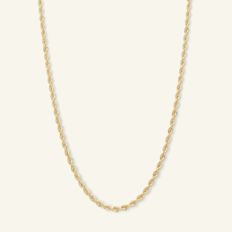 14K Hollow Gold Rope Chain