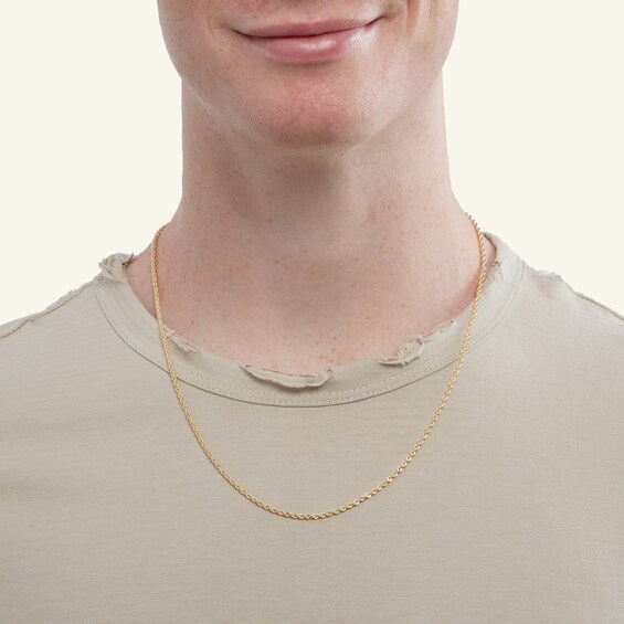 14K Hollow Gold Rope Chain
