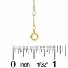 Thumbnail Image 2 of Child's 040 Gauge Solid Box Chain Necklace in 10K Solid Gold - 13"