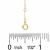 Thumbnail Image 2 of Child's 040 Gauge Solid Box Chain Necklace in 10K Gold - 15"
