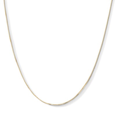 10K Solid Gold Box Chain