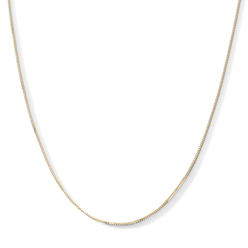 10K Solid Gold Box Chain