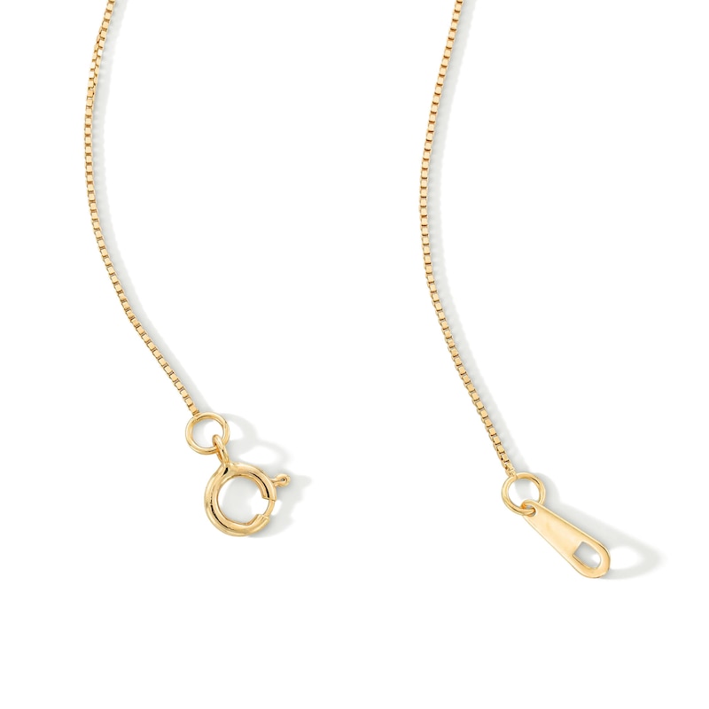 Main Image 4 of 10K Solid Gold Box Chain - 20"