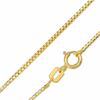 040 Gauge Solid Box Chain Necklace in 10K Solid Gold - 22"