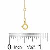 040 Gauge Solid Box Chain Necklace in 10K Solid Gold - 22"