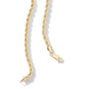 Thumbnail Image 4 of 10K Hollow Gold Rope Chain - 22"