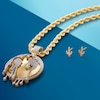 028 Gauge Hollow Rope Chain Necklace in 10K Gold - 24"