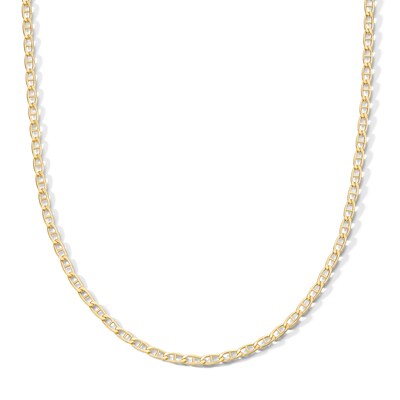 10K Hollow Gold Baby Mariner Chain - 20"