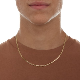10K Hollow Gold Baby Mariner Chain - 20"