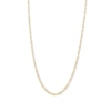 020 Gauge Solid Singapore Chain Necklace in 10K Solid Gold - 16"