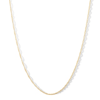 10K Solid Gold Singapore Chain