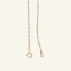 020 Gauge Solid Singapore Chain Necklace in 10K Solid Gold - 16"