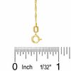020 Gauge Singapore Chain Necklace in 10K Solid Gold - 18"