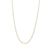 020 Gauge Solid Singapore Chain Necklace in 10K Solid Gold - 22"